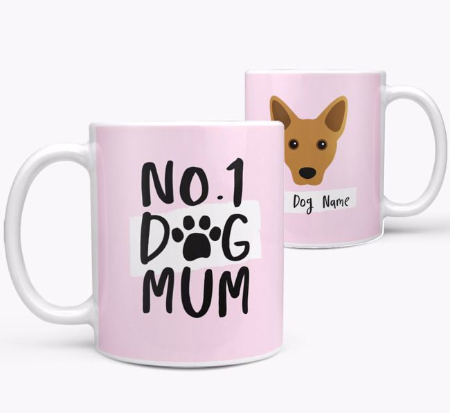 'No.1 Dog Mum' - Personalised {breedFullName} Mug